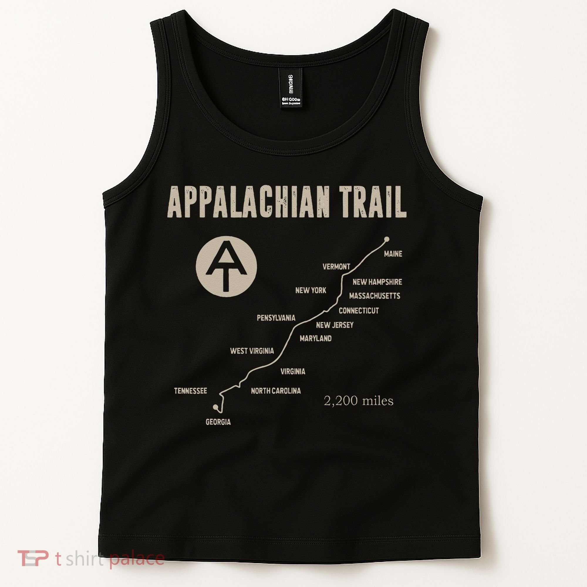 Thruh Hiker Appalachian Trail Hiking Tank Top