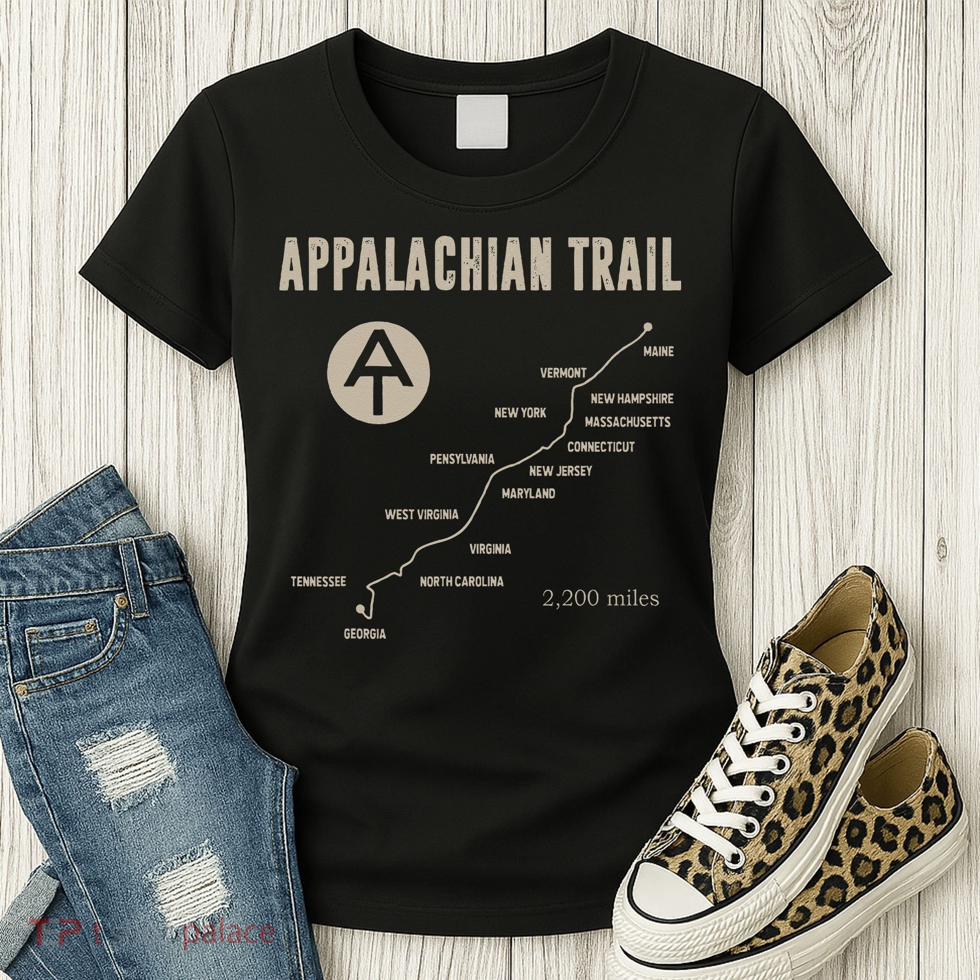 Thruh Hiker Appalachian Trail Hiking Women's T-Shirt