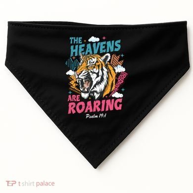 The Heavens Are Roaring USA-Made Doggie Bandana