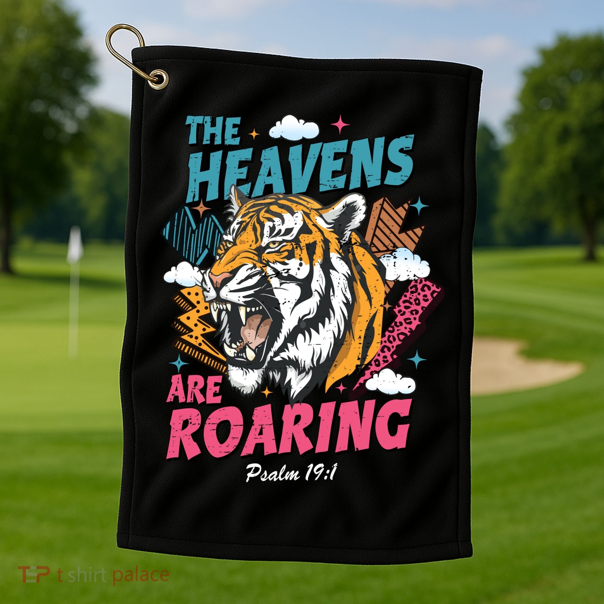The Heavens Are Roaring Golf Towel