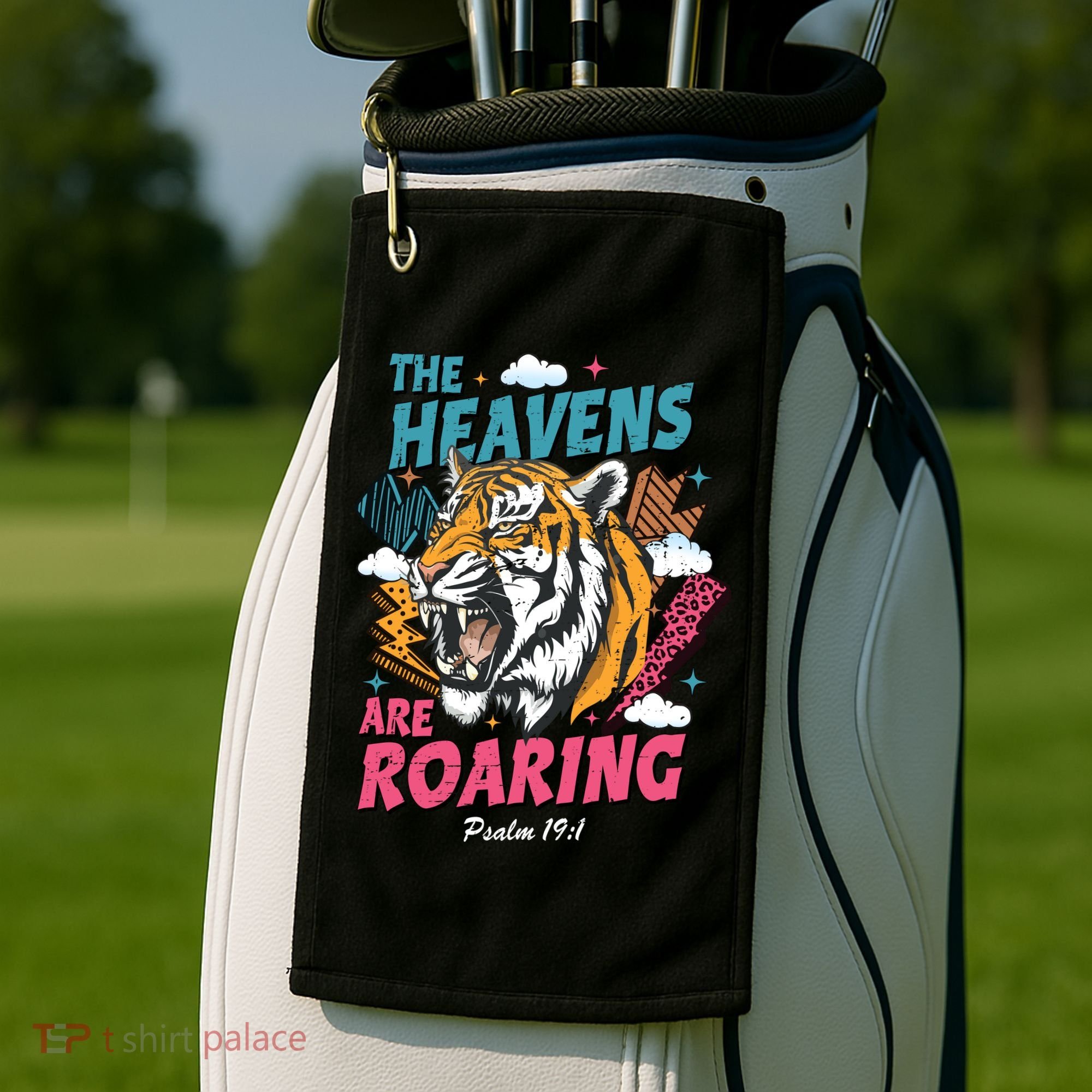 The Heavens Are Roaring Golf Towel