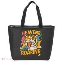 The Heavens Are Roaring Tiger Christian Meme Tote Bag thumb 0