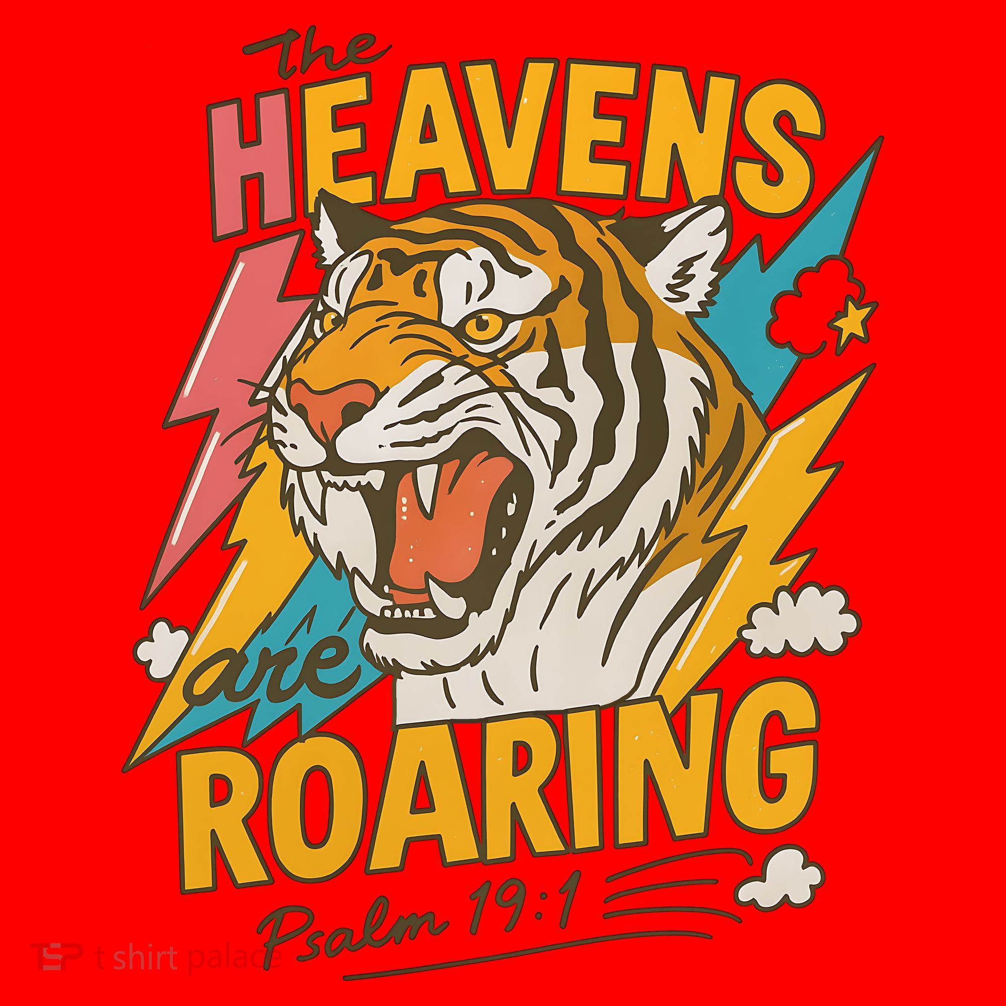 The Heavens Are Roaring Tiger Christian Meme Santa Hat