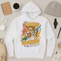 The Heavens Are Roaring Tiger Christian Meme Hoodie thumb 3