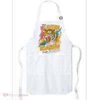 The Heavens Are Roaring Tiger Christian Meme Apron thumb 0