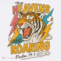 The Heavens Are Roaring Tiger Christian Meme Mousepad thumb 1