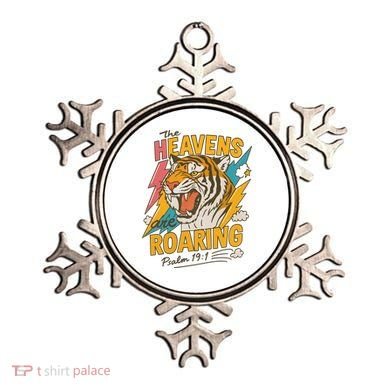 The Heavens Are Roaring Tiger Christian Meme Ornament