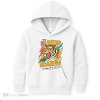 The Heavens Are Roaring Tiger Christian Meme Kids Hoodie thumb 0