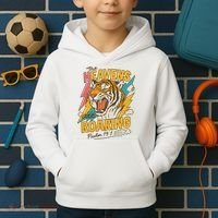 The Heavens Are Roaring Tiger Christian Meme Kids Hoodie thumb 2