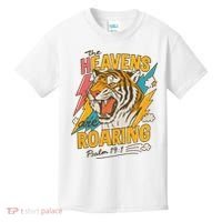 The Heavens Are Roaring Tiger Christian Meme Kids T-Shirt thumb 0