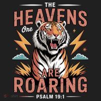 The Heavens Are Roaring Believer Bible Verse Faith Christian Church Women's Sweatshirt thumb 2