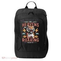 The Heavens Are Roaring Believer Bible Verse Faith Christian Church City Backpack thumb 0