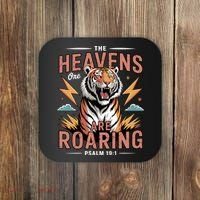 The Heavens Are Roaring Believer Bible Verse Faith Christian Church Coaster thumb 0