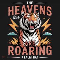 The Heavens Are Roaring Believer Bible Verse Faith Christian Church Toddler Hoodie thumb 2