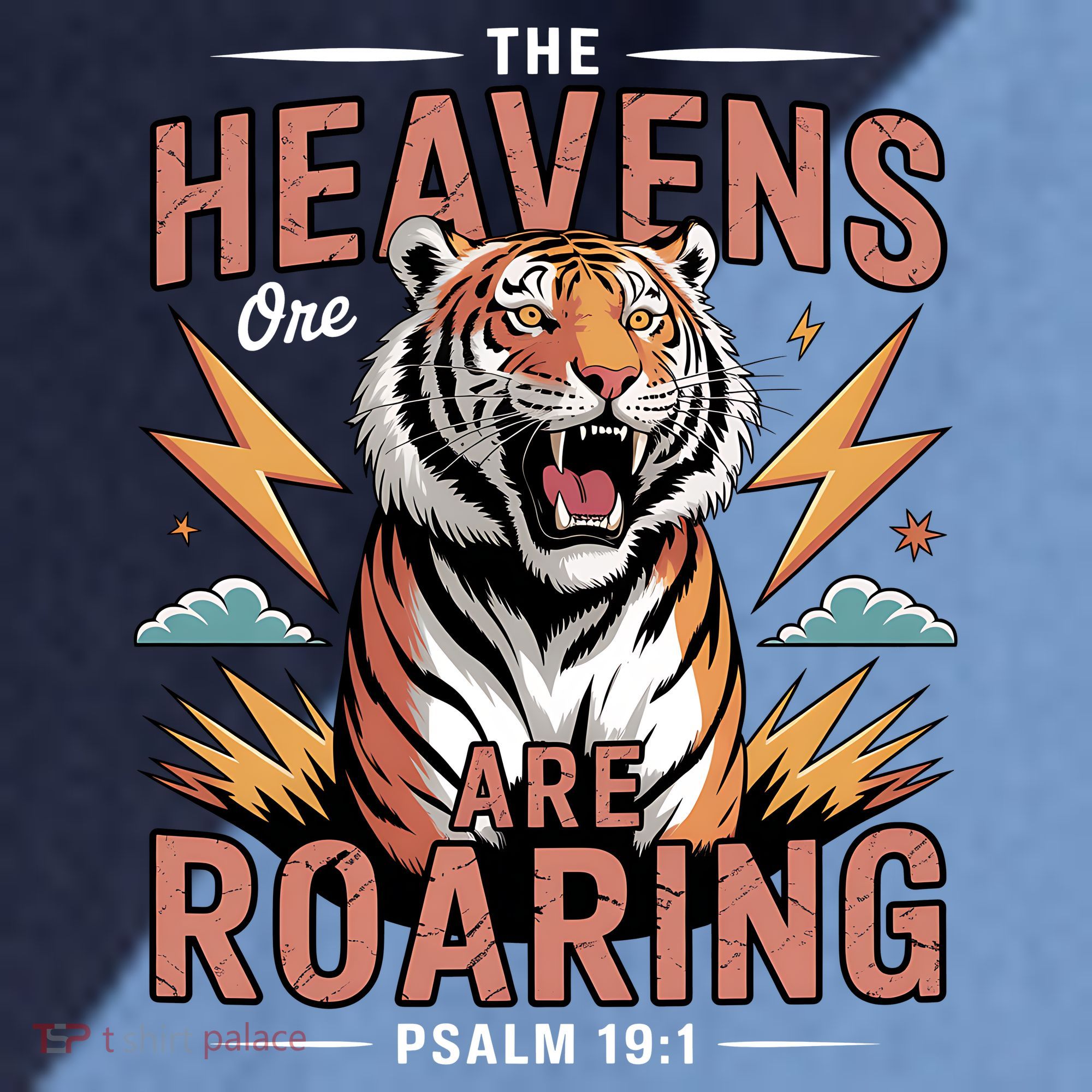 The Heavens Are Roaring Believer Bible Verse Faith Christian Church Raglan Baseball Sleeve Shirt