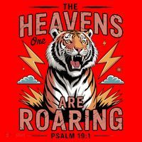 The Heavens Are Roaring Believer Bible Verse Faith Christian Church Santa Hat thumb 1