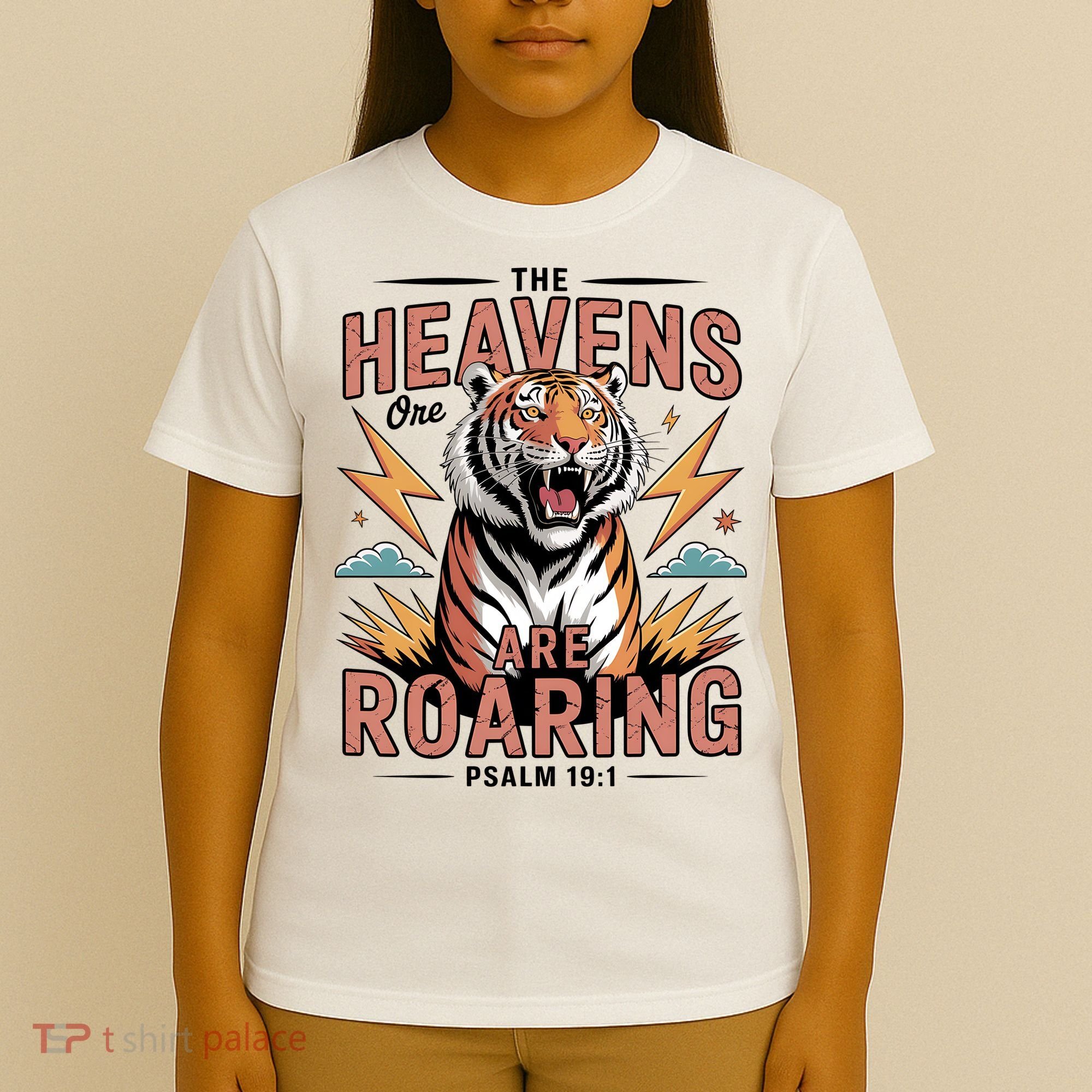 The Heavens Are Roaring Believer Bible Verse Faith Christian Church T-Shirt