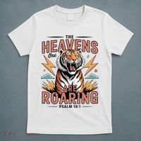 The Heavens Are Roaring Believer Bible Verse Faith Christian Church T-Shirt thumb 5