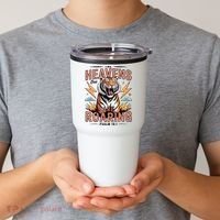 The Heavens Are Roaring Believer Bible Verse Faith Christian Church Tumbler thumb 2