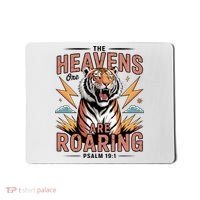 The Heavens Are Roaring Believer Bible Verse Faith Christian Church Mousepad thumb 0