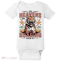 The Heavens Are Roaring Believer Bible Verse Faith Christian Church Baby Bodysuit thumb 0