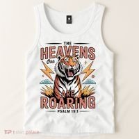 The Heavens Are Roaring Believer Bible Verse Faith Christian Church Tank Top thumb 2