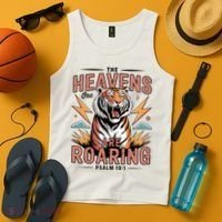 The Heavens Are Roaring Believer Bible Verse Faith Christian Church Tank Top thumb 4