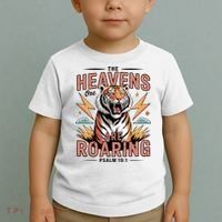 The Heavens Are Roaring Believer Bible Verse Faith Christian Church Toddler T-Shirt thumb 2