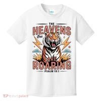 The Heavens Are Roaring Believer Bible Verse Faith Christian Church Kids T-Shirt thumb 0