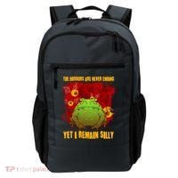 The Horrors Are Never Ending Yet I Remain Silly Frog Toad Backpack thumb 0