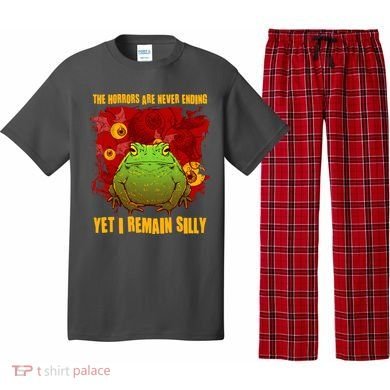 The Horrors Are Never Ending Yet I Remain Silly Frog Toad Pajama Set