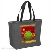 The Horrors Are Never Ending Yet I Remain Silly Frog Toad Tote Bag thumb 2