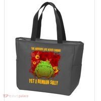The Horrors Are Never Ending Yet I Remain Silly Frog Toad Tote Bag thumb 3