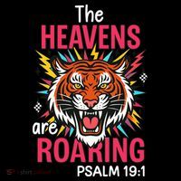 The Heavens Are Roaring Psalm Coaster thumb 2