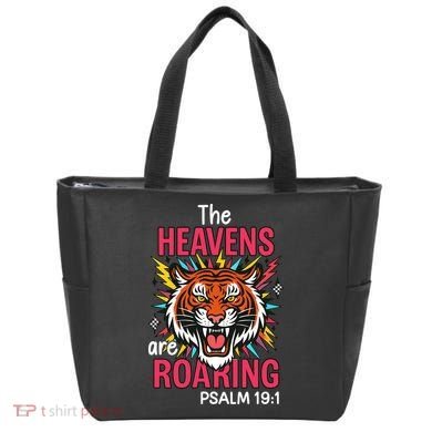 The Heavens Are Roaring Psalm Tote Bag
