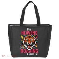 The Heavens Are Roaring Psalm Tote Bag thumb 0