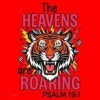 The Heavens Are Roaring Psalm Santa Hat thumb 1