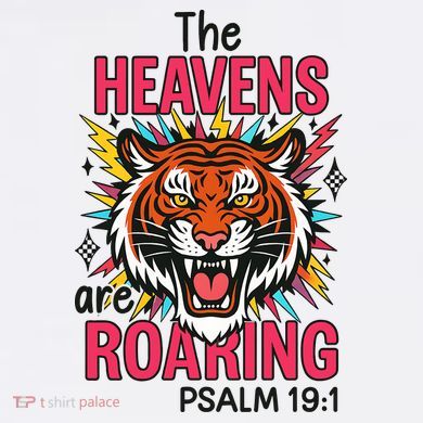 The Heavens Are Roaring Psalm Garment-Dyed Sweatshirt