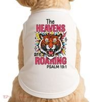 The Heavens Are Roaring Psalm Doggie Tank thumb 0