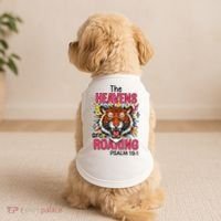 The Heavens Are Roaring Psalm Doggie Tank thumb 2