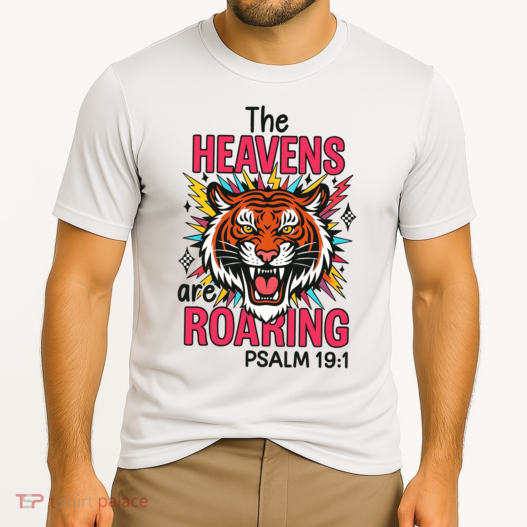 The Heavens Are Roaring Psalm Cooling Performance Crew T-Shirt