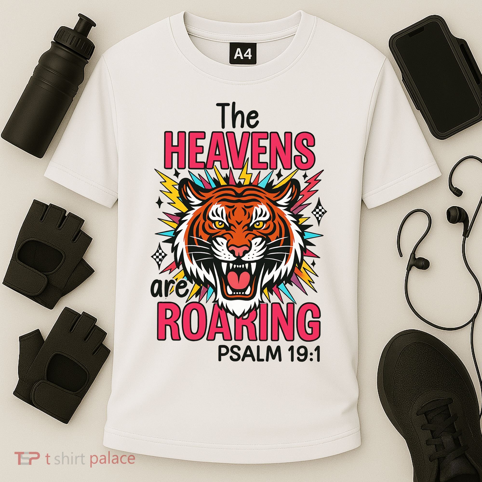 The Heavens Are Roaring Psalm Cooling Performance Crew T-Shirt