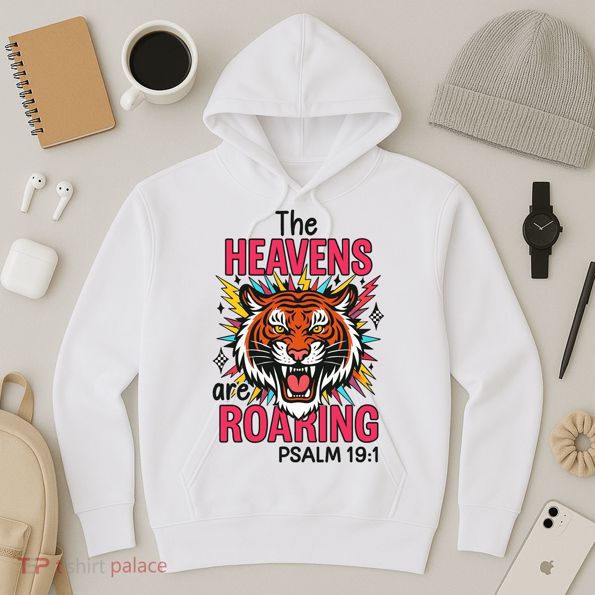 The Heavens Are Roaring Psalm Hoodie