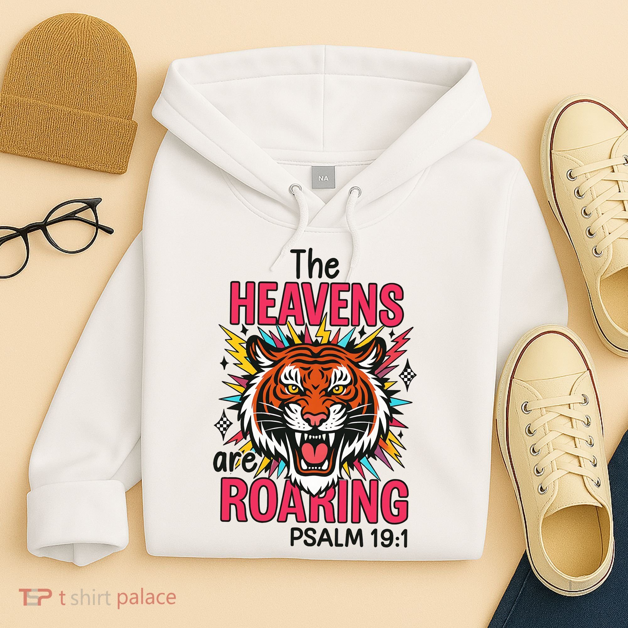 The Heavens Are Roaring Psalm Hoodie