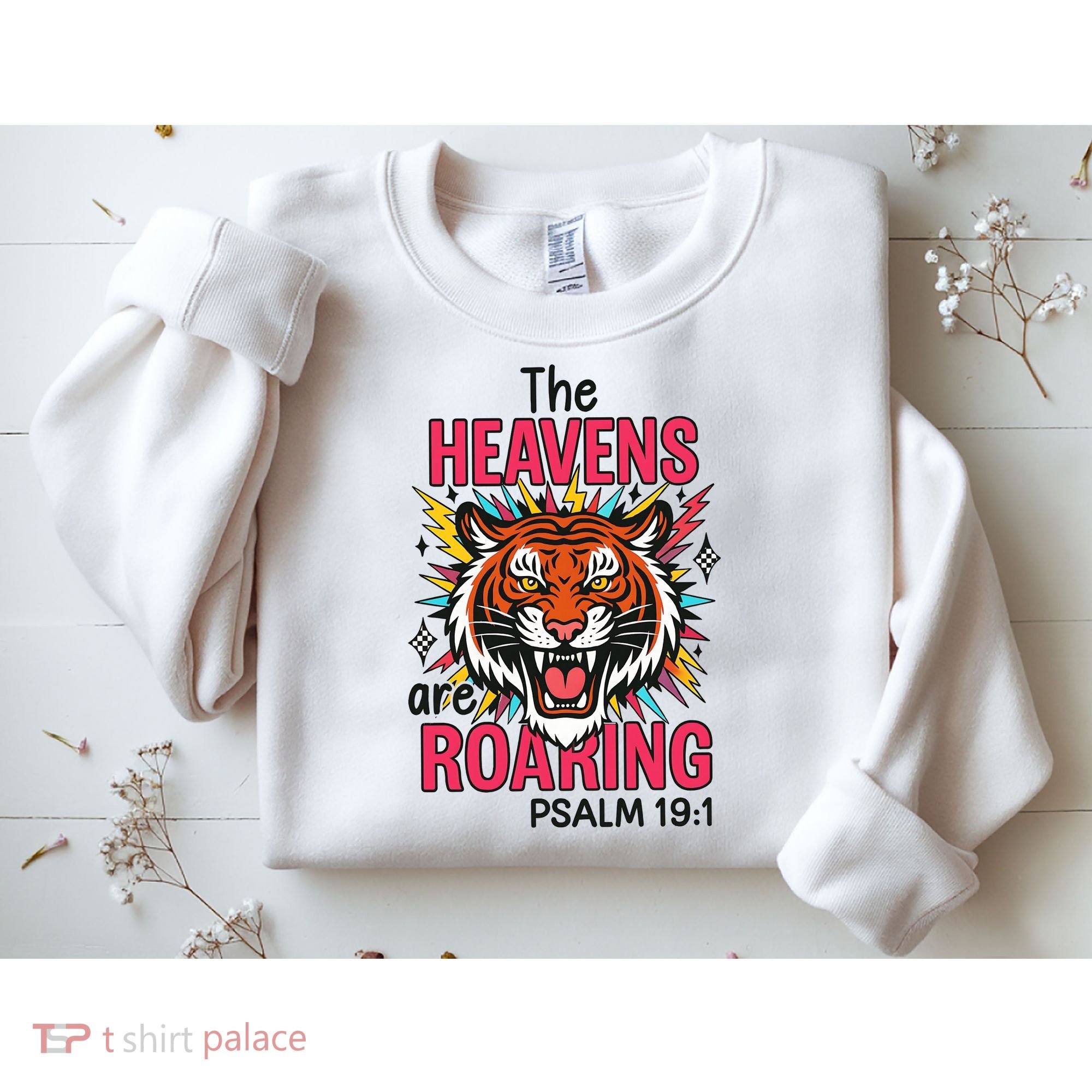 The Heavens Are Roaring Psalm Sweatshirt