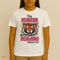The Heavens Are Roaring Psalm T-Shirt thumb 4