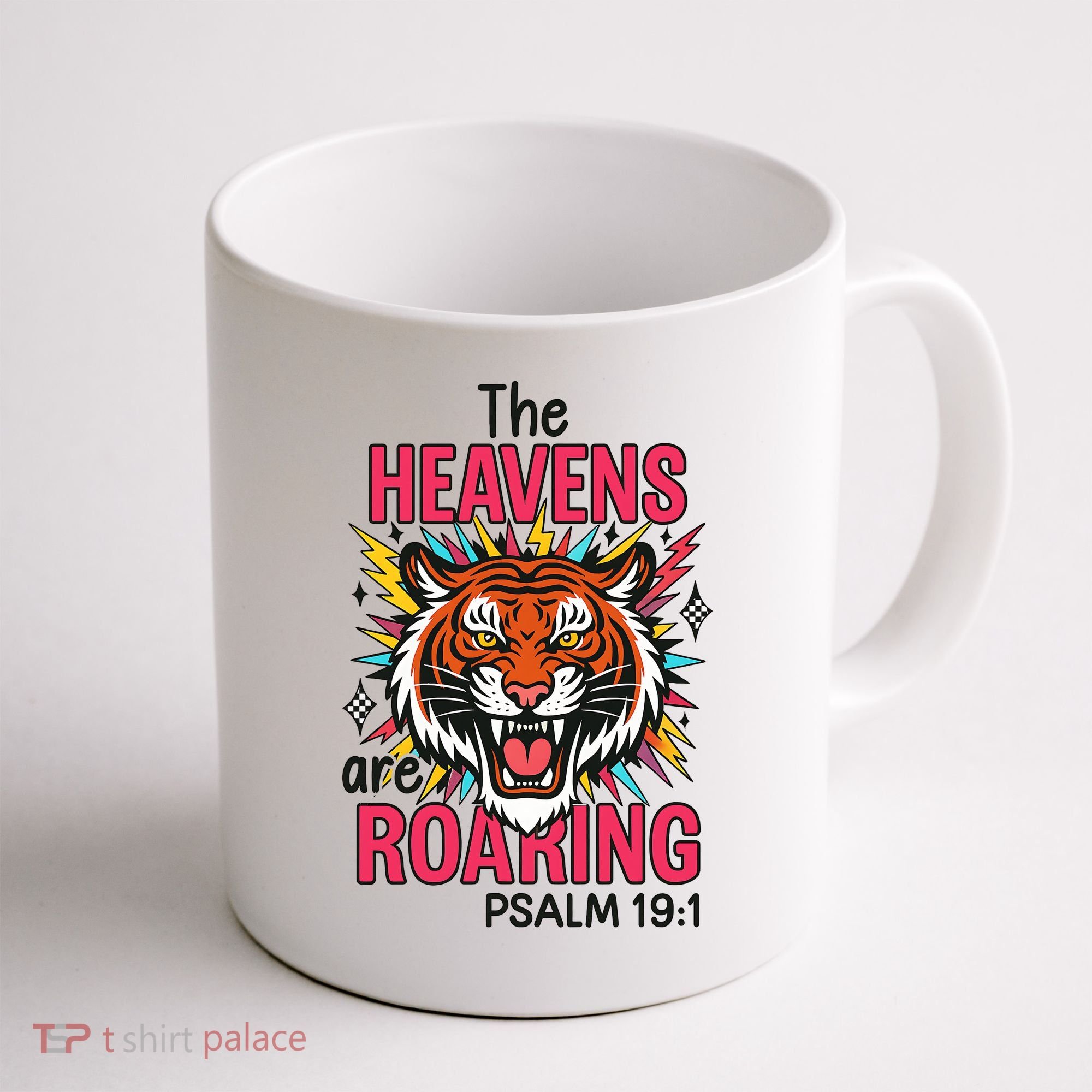 The Heavens Are Roaring Psalm Coffee Mug