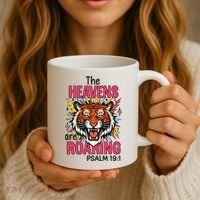 The Heavens Are Roaring Psalm Coffee Mug thumb 3