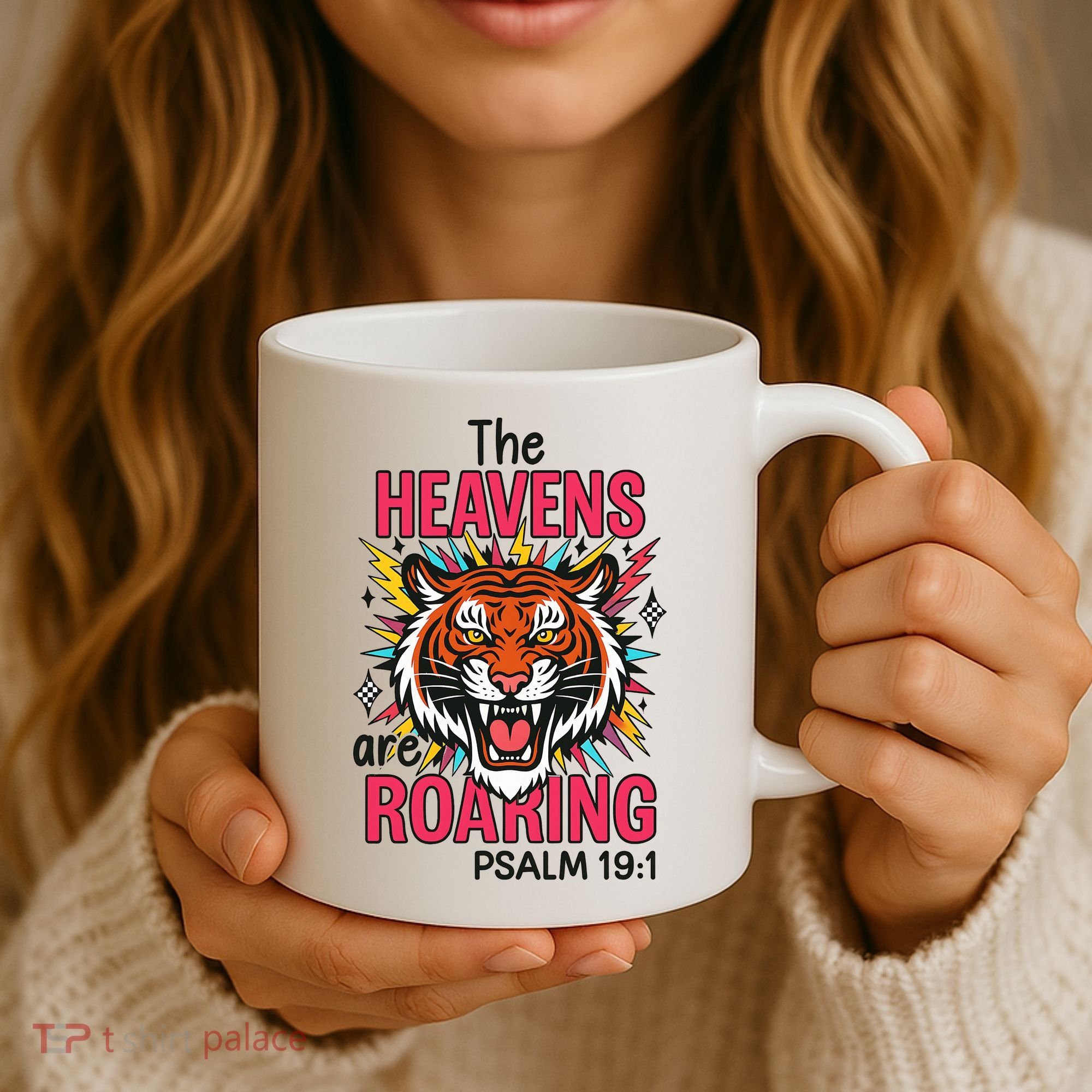 The Heavens Are Roaring Psalm Coffee Mug
