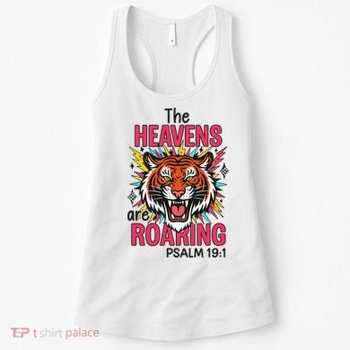The Heavens Are Roaring Psalm Women's Tank Top